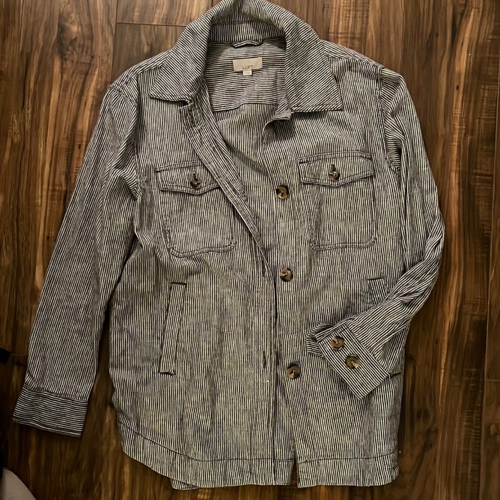 Loft striped Shacket